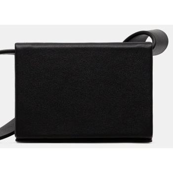 δερμάτινο πορτοφόλι heliot emil χρώμα μαύρο