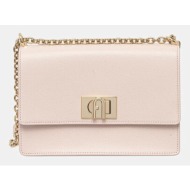 τσάντα furla χρώμα ροζ ...