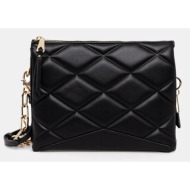 τσάντα aldo softquilt χρώμα: μαύρο, 14009905 κύριο υλικό: 100% πολυουρεθάνη
φόδρα: 100% θερμοπλαστικ