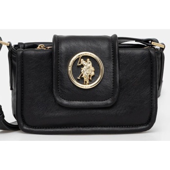 τσάντα u.s. polo assn. jodhpur χρώμα μαύρο, beuj58592wvp