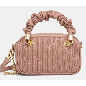 τσάντα aldo safira χρώμα ροζ, 13934901 κύριο υλικό 100%