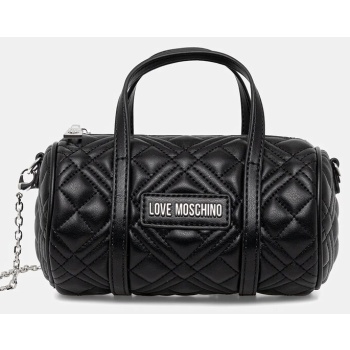 τσάντα love moschino χρώμα μαύρο, jc4249pp0mla000b κύριο