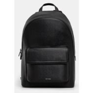 σακίδιο πλάτης paul smith χρώμα: μαύρο, m1a-8043-bsgrai 100% δέρμα