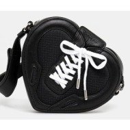 strapped heart shoulder bag χρώμα: μαύρο, 12115063 κύριο υλικό: 100% δέρμακύριο υλικό: 100% δέρμα
φό