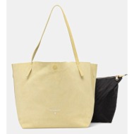 δερμάτινη τσάντα διπλής όψης χρώμα: πράσινο, 2b0130 l153 άλλα υλικά: 100% πολυεστέραςάλλα υλικά: 100