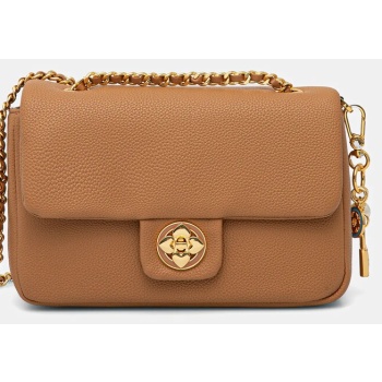 τσάντα aldo nellyne χρώμα καφέ, 13989419 υλικό 1 100%