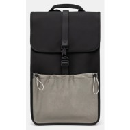 σακίδιο πλάτης rains mix backpack w3 χρώμα: μαύρο, 13590.01 υλικό 1: 100% pu - πολυουρεθάνη
υλικό 2: