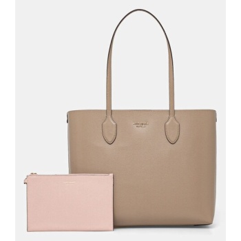δερμάτινη τσάντα kate spade χρώμα μαύρο, kc921 φυσικό δέρμα