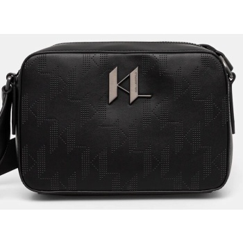 σακίδιο karl lagerfeld k/plak χρώμα μαύρο, a1m30010 100%