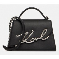 δερμάτινη τσάντα karl ...