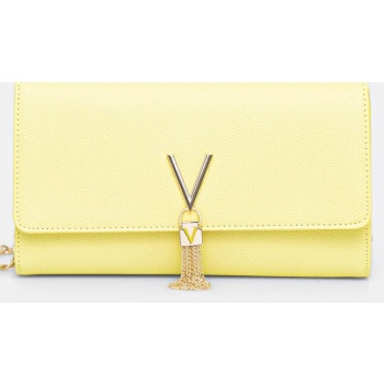 τσάντα valentino bags χρώμα μαύρο, vbs1r401g κύριο υλικό