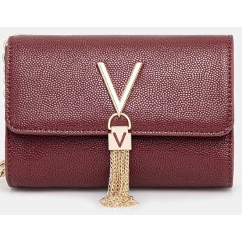 τσάντα valentino bags χρώμα μαύρο, vbs1r403g μεμβράνη