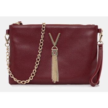 τσάντα valentino bags χρώμα καφέ, vbs1r419g