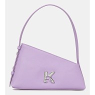 δερμάτινη τσάντα karl lagerfeld jeans χρώμα: μαύρο, a1w30334 κύριο υλικό: 100% φυσικό δέρμα
φόδρα: 1