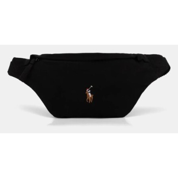 τσάντα φάκελος polo ralph lauren χρώμα μαύρο, 405967605