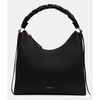 δερμάτινη τσάντα coccinelle χρώμα πράσινο, e1 m50 13 02 01