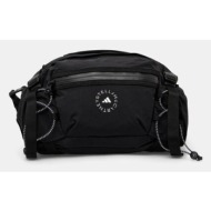 τσάντα φάκελος adidas by stella mccartney χρώμα: μαύρο, jj0999 κύριο υλικό: 100% ανακυκλωμένος πολυε