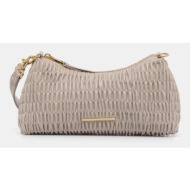 τσάντα calvin klein jeans χρώμα: μαύρο, lv04k3088g κύριο υλικό: 100% πολυουρεθάνη