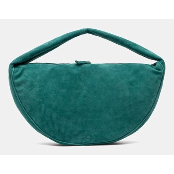 σουέτ τσάντα by far χρώμα πράσινο, mwbsb022kl007gr047pl