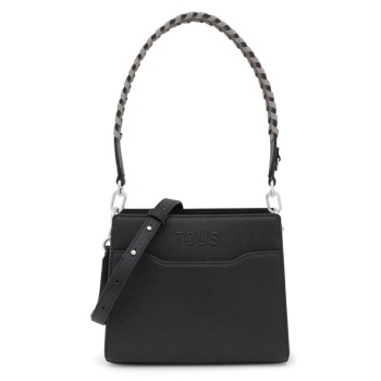 τσάντα tous audree χρώμα μαύρο, 2002287051  πολυουρεθάνη