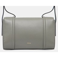 δερμάτινη τσάντα furla χρώμα: γκρι, wb01654.bx3750.3771s1007 κύριο υλικό: 100% δέρμα
εσωτερικό: 70% 