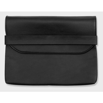 τσάντα muuv. χρώμα μαύρο 55% φυτική ρητίνη, 45% pu 