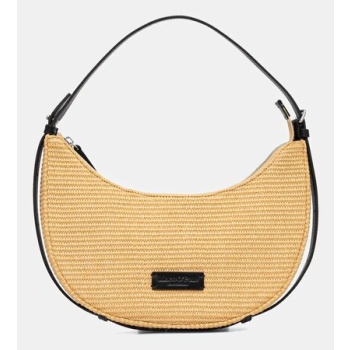 τσάντα marc o`polo χρώμα μπεζ, 50411690702636 κύριο υλικό