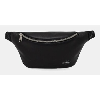 τσάντα φάκελος calvin klein jeans χρώμα μαύρο, lv04g3012g