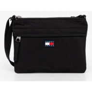σακίδιο tommy jeans χρώμα: μαύρο, am0am13558 κύριο υλικό: 100% ανακυκλωμένος πολυεστέρας
