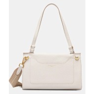 δερμάτινη τσάντα gianni chiarini nicole χρώμα: μπεζ, bs.11336.tkl.naetn : φυσικό δέρμα