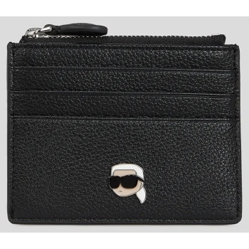 πορτοφόλι karl lagerfeld χρώμα μαύρο, a3w32008 100%