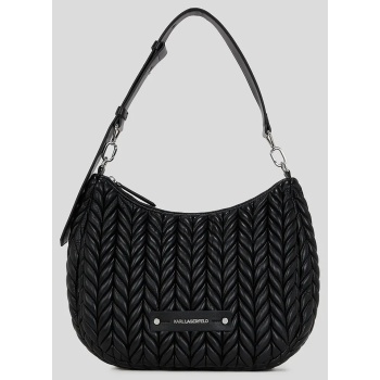 τσάντα karl lagerfeld χρώμα μαύρο, a3w30147 100%