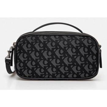 τσάντα calvin klein χρώμα μαύρο, lv04k3185g 100%