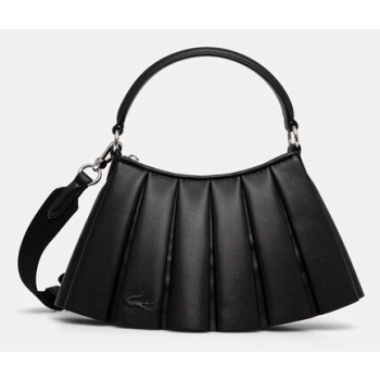 τσάντα lacoste χρώμα μαύρο, nu5011dp φόδρα 100%