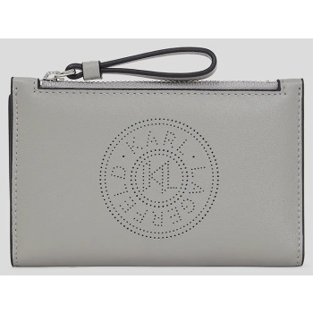 πορτοφόλι karl lagerfeld χρώμα γκρι, a3w32025 59%