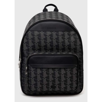 σακίδιο πλάτης lacoste χρώμα μαύρο υλικό 1 100% pvcυλικό
