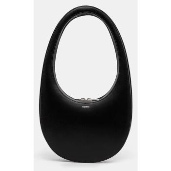 δερμάτινη τσάντα coperni swipe bag χρώμα μαύρο, copba01405