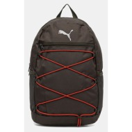 σακίδιο πλάτης puma χρώμα: μαύρο, 91181 100% πολυεστέρας