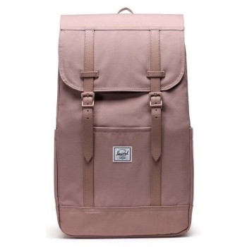 σακίδιο πλάτης herschel retreat backpack χρώμα ροζ 100%