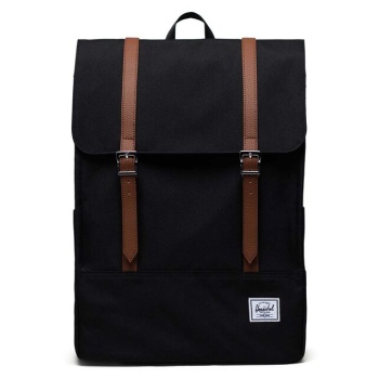 σακίδιο πλάτης herschel survey backpack χρώμα μαύρο 100%