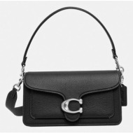 δερμάτινη τσάντα coach tabby 26 χρώμα: μαύρο, ch857 100% φυσικό δέρμα