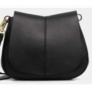 δερμάτινη τσάντα gianni chiarini helena round χρώμα: πορτοκαλί, bs 6036/comm grn-na κύριο υλικό: 100