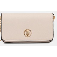 τσάντα u.s. polo assn. ceremony χρώμα: γκρι, beuqc6456wvp κύριο υλικό: 100% πολυουρεθάνη
φόδρα: υφαν