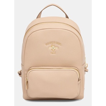 σακίδιο πλάτης u.s. polo assn. stanford χρώμα καφέ