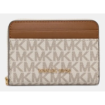 πορτοφόλι michael michael kors χρώμα καφέ, 32t4gj6z5b 89%