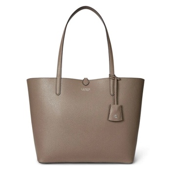 τσάντα δυο όψεων lauren ralph lauren χρώμα μπεζ, 431795329