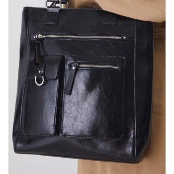 τσάντα medicine χρώμα μαύρο κύριο υλικό 100%