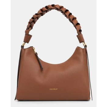 τσάντα coccinelle χρώμα μπορντό, e1 m50 13 03 01 φυσικό