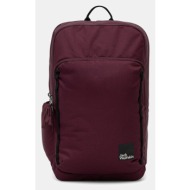 σακίδιο πλάτης jack wolfskin terracade χρώμα: μαύρο, a64020 100% ανακυκλωμένος πολυεστέρας