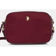 τσάντα u.s. polo assn. houston χρώμα: μπεζ, beuhu6381wzc κύριο υλικό: 70% πολυεστέρας, 30% πολυουρεθ